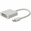AddOn Mini-DisplayPort 1.1 Male to DVI-I (29 pin) Female White Adapter For Resolution Up to 1920x1200 (WUXGA) - 100% compatible and guaranteed to work