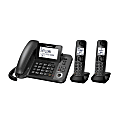 Panasonic® DECT 6.0 Corded/Cordless Telephone With Digital Answering System, KX-TGF352M