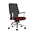 Global® Accord Mesh High-Back Tilter Chair, 44"H x 25"W x 25"D, Red Rose