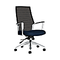 Global® Accord Mesh High-Back Tilter Chair, 44"H x 25"W x 25"D, Blue Bayou