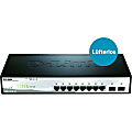 D-Link® 10-Port Gigabit Web Smart Switch With 2 Gigabit SFP Ports 1 thumbnail image