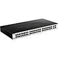D-Link Metro DGS-1210-52/ME Ethernet Switch - 48 Ports - Manageable - Gigabit Ethernet - 2 Layer Supported - Modular - 4 SFP Slots - Twisted Pair, Optical Fiber - 1U High - Rack-mountable