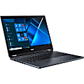 Acer P414RN-51 TMP414RN-51-5426 14" Touchscreen 2 in 1 Notebook - Full HD - Intel Core i5 i5-1135G7 Quad-core (4 Core) 2.40 GHz - 8 GB RAM - 256 GB SSD - Slate Blue - Windows 10 Pro - Intel Iris Xe Graphics - 13 Hour Battery 1 thumbnail image