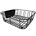 Better Houseware 2-Piece Dish Drainer, 5"H x 13"W x 14-1/2"D, Black 1 thumbnail image