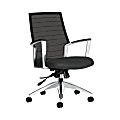 Global® Accord Mesh Mid-Back Tilter Chair, 37"H x 25"W x 25"D, Granite Rock