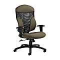 Global® Tye Mesh Tilter Chair, High-Back, 45 1/2"H x 25"W x 26"D, Sandcastle/Black