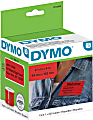Dymo® Label Writer Multi-Purpose Labels, 2-1/8" x 4", Red, 220 Labels Per Roll