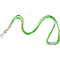 Advantus Neon Breakaway Lanyard - 12 / Pack - 0.5" Width x 36" Length - Neon Green