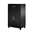 Ameriwood™ Home Callahan Base Storage Cabinet, 39-1/4”H x 23-1/2”W x 15-7/16”D, Black