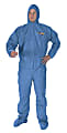 Kimberly-Clark® Professional A60 Hooded And Booted Coveralls With Elastic Wrists, 3XL, Blue, Pack Of 20