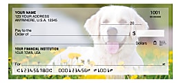 Custom Personal Wallet Checks, 6" x 2-3/4", Singles, Golden Retriever, Box Of 120 Checks 1 thumbnail image