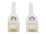 Tripp Lite Safe-IT Cat6a Ethernet Cable Antibacterial Snagless Slim MM 15ft  - 10 Gbit/s - Gold Plated Contact - 28 AWG - White 1 thumbnail image