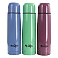 Mr. Coffee Javelin Pastel Stainless-Steel Thermal Travel Bottles, 15.5 Oz, Assorted Colors, Pack Of 3 Bottles 1 thumbnail image