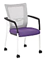 Office Star™ ProGrid Mid-Back Mesh Visitors Chair, Purple
