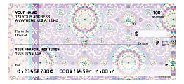 Custom Personal Wallet Checks, 6" x 2-3/4", Singles, Happi By Dena™ Positively Purple, Box Of 120 Checks 1 thumbnail image