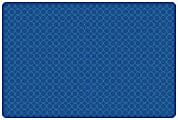 Carpets for Kids® KIDSoft™ Comforting Circles Tonal Solid Rug, 4’ x 6', Primary Blue 1 thumbnail image