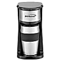Brentwood Portable Single Serve Coffee Maker With 14 Oz Travel Mug, Black 1 thumbnail image