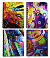 Inkology Spiral Notebooks, 8" x 10-1/2", College Ruled, 140 Pages (70 Sheets), Color Slicks, Pack Of 12 Notebooks 1 thumbnail image