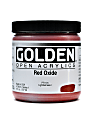 Golden OPEN Acrylic Paint, 8 Oz Jar, Red Oxide