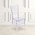 Flash Furniture Elegance Stacking Chiavari Chair, Crystal Ice Blue 1 thumbnail image