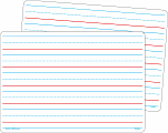 Teacher Created Resources® Non-Magnetic Double-Sided Writing Dry-Erase Boards, 8-1/4" x 11-3/4", White, Pack Of 10 Boards 1 thumbnail image