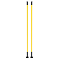 Gritt Commercial Metal Dust Mop Handle, 60", Yellow, Pack Of 2 Handles 1 thumbnail image