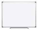 Bi silque Earth it Magnetic Dry-Erase Whiteboard, 48" x 72", Aluminum Frame With Silver Finish