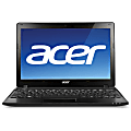 Acer® Aspire One AO725-0412 Laptop Computer With 11.6" Screen And AMD Dual-Core C-60 Accelerated Processor, Black