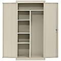 Sandusky Classic Series Medium-Duty Assembled Combination Storage Cabinet, 72"H x 36"W x 24"D, Putty 1 thumbnail image