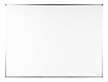 Bi silque Ayda Non-Magnetic Dry-Erase Whiteboard, 18" x 24", Aluminum Frame With Silver Finish