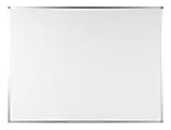 Bi silque Ayda Magnetic Dry-Erase Steel Whiteboard, 18" x 24", Aluminum Frame With Silver Finish