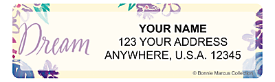 Custom Address Labels, 2-1/2" x 3/4", Happiness, Pack Of 144 Labels, © Bonnie Marcus Collection 1 thumbnail image