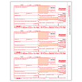 ComplyRight™ 1099-NEC Tax Forms, Federal Copy A, 3-Up, Laser, 8-1/2" x 11", Pack Of 75 Forms