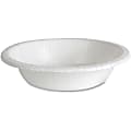 Dixie Basic® 12 oz Lightweight Disposable Paper Bowls by GP Pro - Microwave Safe - White - Paper Body - 125 / Pack 1 thumbnail image