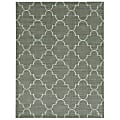 Foss Floors Area Rug, 6'H x 8'W, Roman, Green/White 1 thumbnail image
