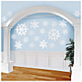 Amscan Christmas Snowflake Cutouts, White, Pack Of 60 Cutouts 1 thumbnail image