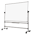 MasterVision® Earth Melamine Non-Magnetic Dry-Erase Whiteboard Revolving Easel, 36" x 71", White