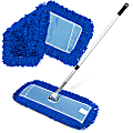 Gritt Commercial 24" x 5" All-In-One Microfiber Dust Mop Set with 72" Handle