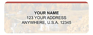 Harland Clarke Address Sheet Labels, 2 1/2" x 3/4", 30 Labels Per Sheet, 4 Sheets Per Set, Majestic America 1 thumbnail image