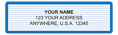 Custom Address Labels, 2-1/2" x 3/4", Monarch, Pack Of 144 Labels 1 thumbnail image