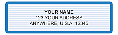 Custom Address Labels, 2-1/2" x 3/4", Monarch, Pack Of 144 Labels