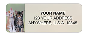 Address Sheet Labels , Size 2.5" x 0.75", 30 labels per sheet, 4 sheets per set, Purrfect 1 thumbnail image