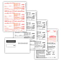 ComplyRight™ 1099-NEC Tax Forms Set, 3-Part, 3-Up, Copies A/B/C, Laser, 8-1/2" x 11", With Envelopes, Pack Of 50 Forms