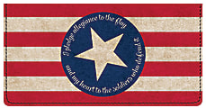 Custom Personal Wallet Check Cover, Leather, Proud Of Our Soldiers 1 thumbnail image
