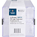 Sparco® 4-Drawer Storage Organizer, 6H x 6W x 7 5/16D, Clear