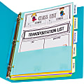 C-Line Bright Multi-pocket 5-tab Index Dividers - 5 Write-on Tab(s) - 5 Tab(s)/Set - Letter - 8.50"x 11" - 07650 1 thumbnail image