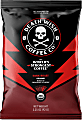 Death Wish Coffee Co Single Serve Frack Packs, Dark Roast, 3.25 Oz, Case Of 25 Frack Packs