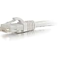 C2G 6in Cat6 Ethernet Cable - Snagless Unshielded (UTP) - White - Category 6 for Network Device - RJ-45 Male - RJ-45 Male - 6in - White