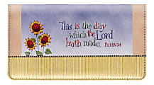 Custom Personal Wallet Check Cover, Leather, Simple Blessings, © Product Concepts Mfg., Inc.