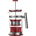 Simpli Press 34-Oz French Press Coffee Maker, Red 1 thumbnail image